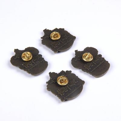 Pin Pack X4 Harry Potter Gold
