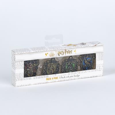 Pin Pack X4 Harry Potter Gold
