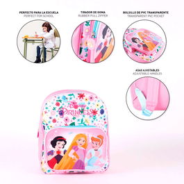 Cerdá Mochila Infantil Princess para Niñas, Edad Recomendada 3-12 Años, Color Rosa