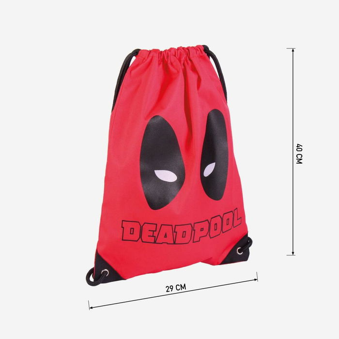 Mochila Saco Infantil Deadpool Rojo 29 x 40 x 1 cm