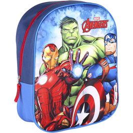 Cerdá Mochila Infantil 3D Avengers para Niños de 3 a 12 años