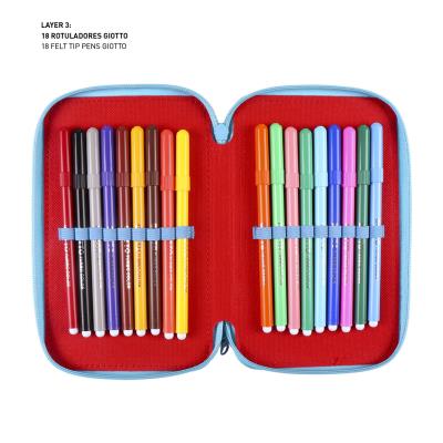 Plumier Con Accesorios Mickey Rojo