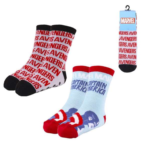 Cerdá Calcetín Antideslizante 2 Piezas Avengers Talla Calzado 23/26