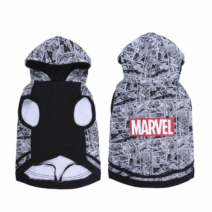 Cerdá Sudadera para Perro Marvel de Algodón Cepillado Gris Talla XXS