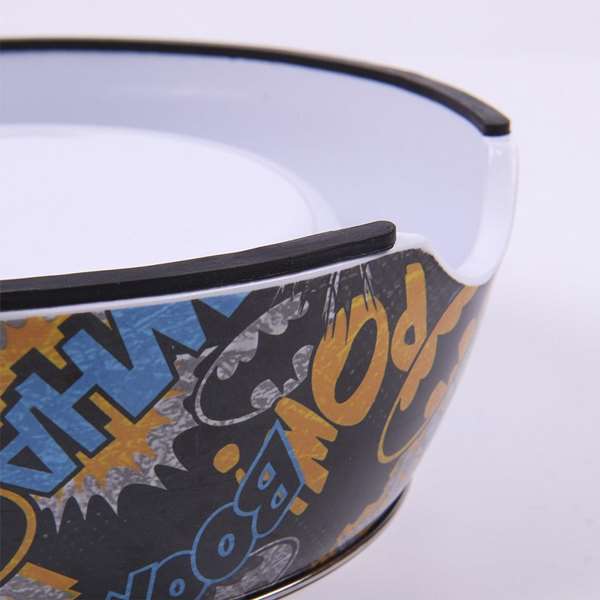 Cerdá T2S:S Comedero para Perro Batman, Talla S, Color Negro