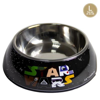 Comedero Para Perro L Star Wars Multicolor L