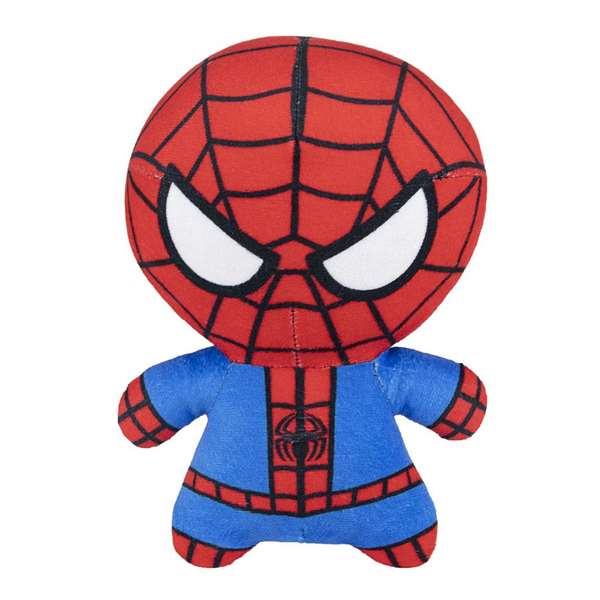Cerdá Peluche para Perro Spider-Man 13x15x21 cm - Juguete de Gomaespuma para Mascotas, Ideal para Perros de Todas las Edades