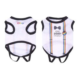 Camiseta Para Perro Single Jersey Disney Pride Blanco