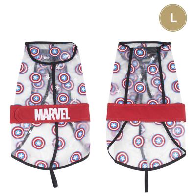 Chubasquero para Perro The Avengers Transparente PVC capitan america Chubasquero para Perro The Avengers Transparente PVC capitan america