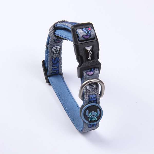 Stitch Collar Premium para Perros S/M Dark Blue Talla S-M