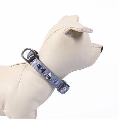 Cerdá T3S:S/M Collar Premium para Perros Disney Villanas Talla S-M Gris