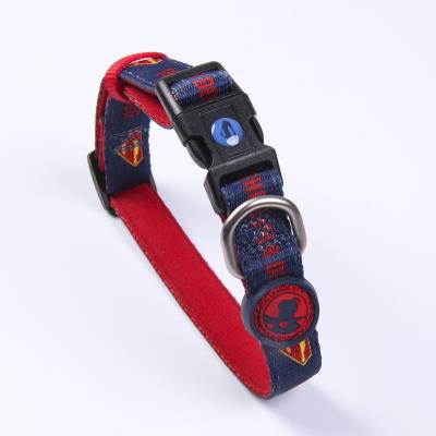 Collar Premium Para Perros M-L Dc Pets Azul M-L
