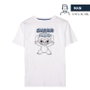 Camiseta de Manga Corta Hombre Stitch Blanco S