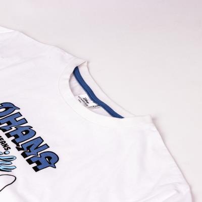 Camiseta de Manga Corta Hombre Stitch Blanco S