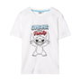 Camiseta de Manga Corta Stitch Blanco 12 Años