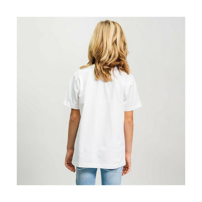 Camiseta de Manga Corta Stitch Blanco 12 Años