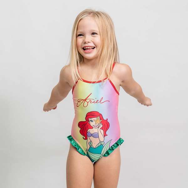 Cerdá Bañador de Natación La Sirenita Princess para Niña Multicolor Talla 4 Años