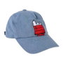 Gorra Visera Curva Snoopy Azul 57 cm