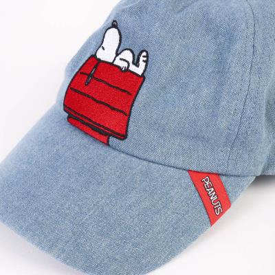 Gorra Visera Curva Snoopy Azul 57 cm