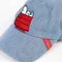 Gorra Visera Curva Snoopy Azul 57 cm