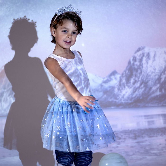 Cerdá Set de Belleza Accesorios Fantasía Frozen con Diadema y Tutú Azul