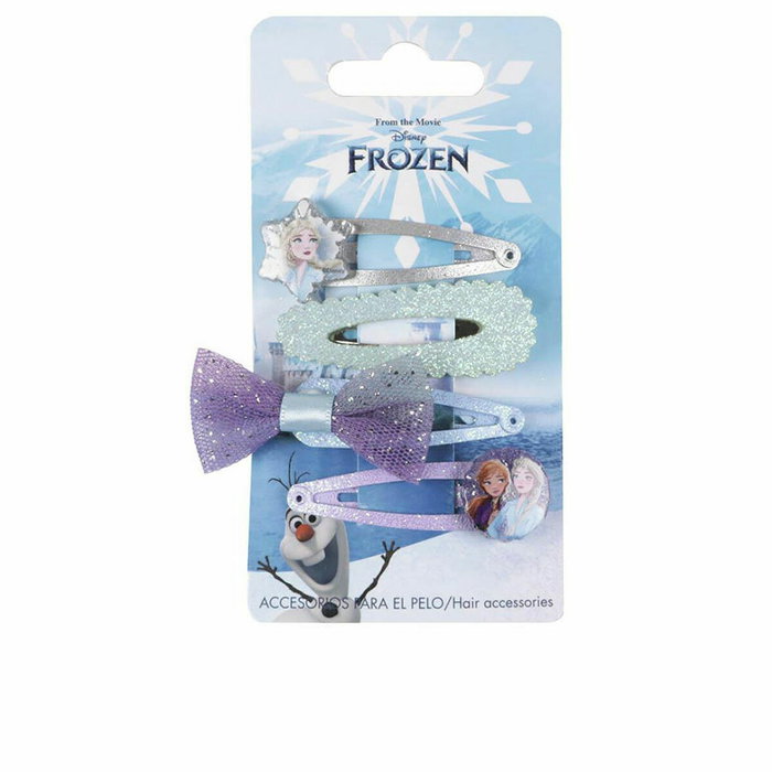 Cerdá Set de 4 Clips de Pelo Frozen Azul Cerdá Set de 4 Clips de Pelo Frozen Azul