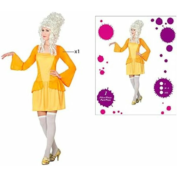 atosa Disfraz de Cortesana Mujer Adulto Amarillo atosa Disfraz de Cortesana Mujer Adulto Amarillo
