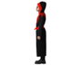 Disfraz Tenebroso Halloween Niño Infantil Rojo Burdeos 7-9 Años Túnica con Capucha