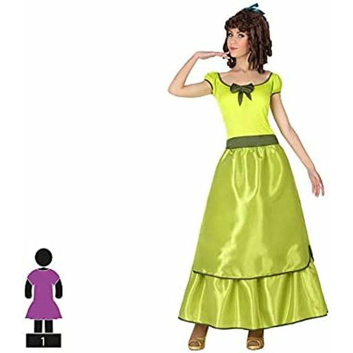 Atosa Disfraz Dama Sureña Verde M-L