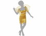 Disfraz Hada Mujer Adulto Amarillo Talla M-L Fantasía