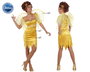 Disfraz Hada Mujer Adulto Amarillo Talla M-L Fantasía