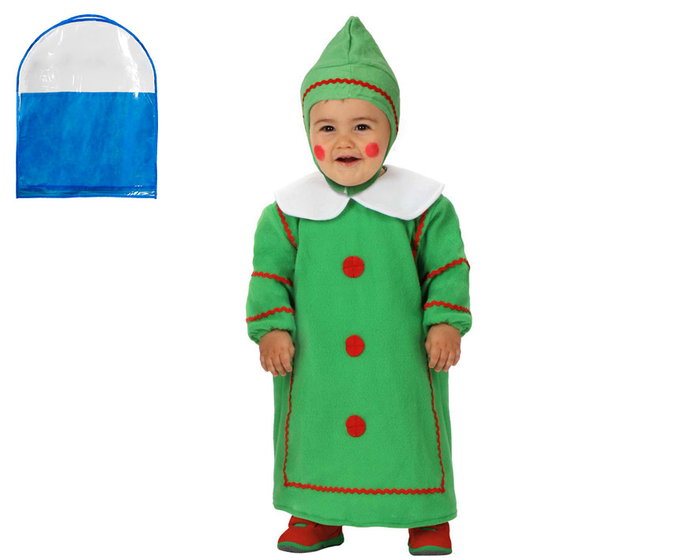 Atosa Disfraz de Bebé Árbol de Navidad Verde - Túnica y Accesorio para la Cabeza Atosa Disfraz de Bebé Árbol de Navidad Verde - Túnica y Accesorio para la Cabeza
