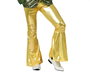 Disfraz Pantalón Disco Dorado Unisex Siglo XX para Adulto Talla M-L