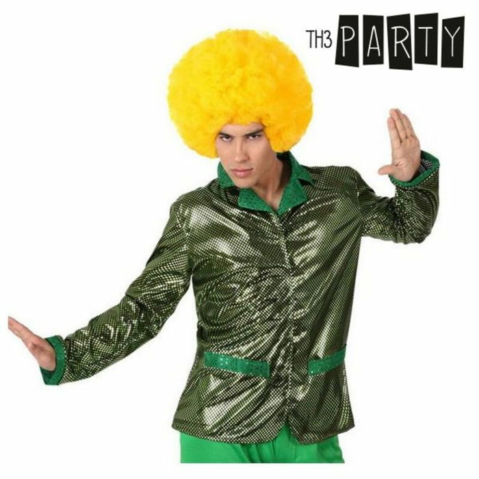 Disfraz Chaqueta Disco Brillo Verde Adulto Unisex Talla M-L