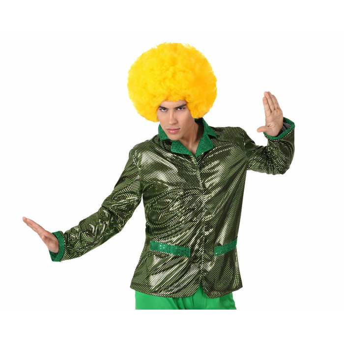 Disfraz Chaqueta Disco Brillo Verde Unisex Adulto Talla XL
