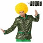 Disfraz Chaqueta Disco Brillo Verde Unisex Adulto Talla XL