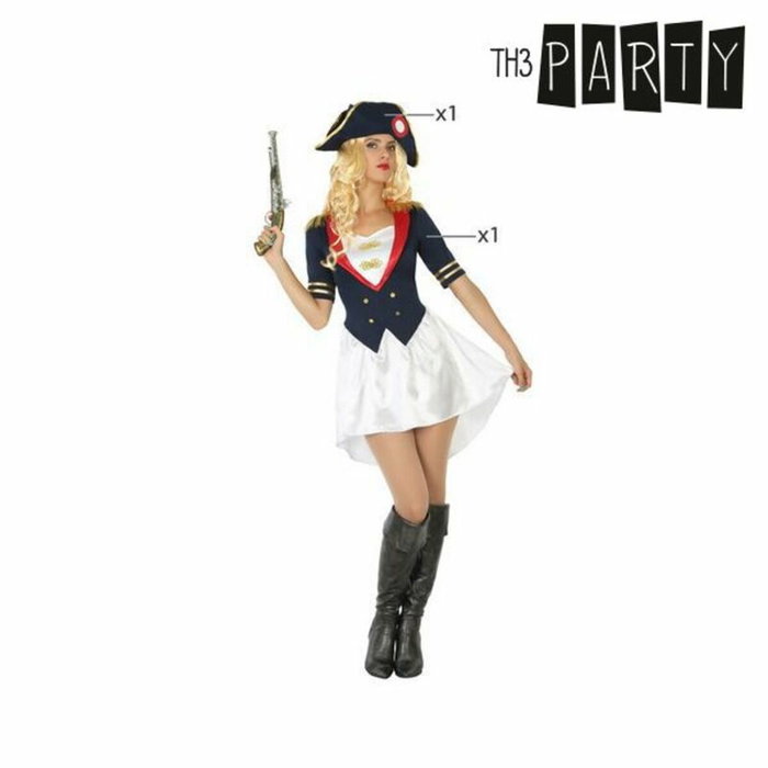 Disfraces Carla Disfraz de Napoleón para Mujer Adulto con Sombrero y Vestido - Talla XL