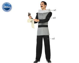 Disfraz para Adultos Th3 Party Negro (4 Piezas)