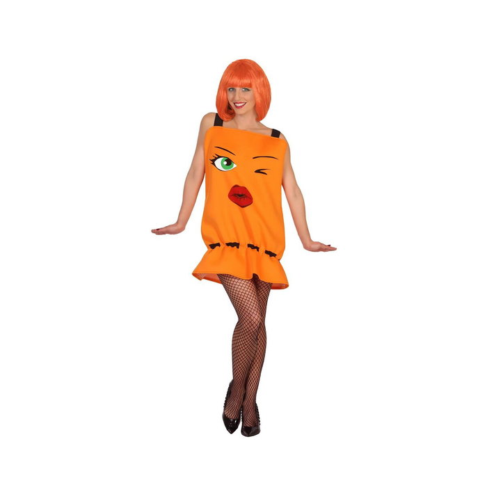 Atosa Disfraz Botella Butano Mujer Adulto - M-L Naranja