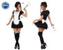 Disfraz Sirvienta para Adulto Mujer, Oficios, Tallas M-L, Incluye Vestido y Diadema - Disfraz Carnaval Fiesta