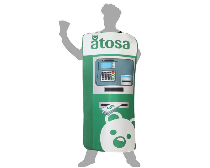 Disfraz Cajero Original para Adulto Hombre Talla M-L - Temática Broma - Peto Verde de Poliéster para Fiestas y Carnaval Disfraz Cajero Original para Adulto Hombre Talla M-L - Temática Broma - Peto Verde de Poliéster para Fiestas y Carnaval