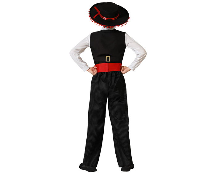 Disfraz Cordobés Niño Infantil 3-4 Años Traje Andaluz Feria Camisa Chaleco Cinturón Pantalón