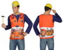 atosa Camiseta Albañil Adulto Hombre Naranja M-L