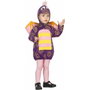 Disfraz de Dragón Morado para Bebé Niña (6-12 Meses) - Traje de 3 Piezas con Capucha y Alas