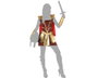 Disfraz Gladiadora Mujer Adulto Marrón XS-S
