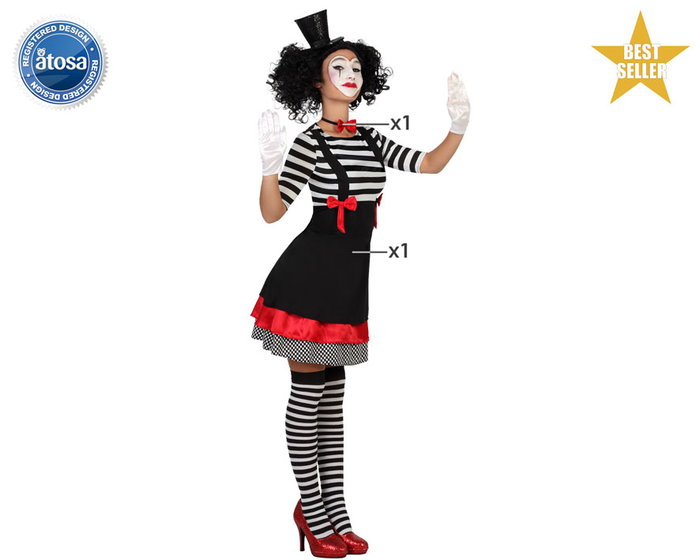 Disfraz para Adultos Th3 Party Multicolor Circo (2 Piezas) XXL