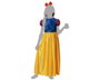 Disfraz Princesa de Cuento Infantil Niña Amarillo 3-4 Años - Vestido y Lazo Multicolor