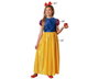 Disfraz Princesa de Cuento Infantil Niña Amarillo 7-9 Años con Falda y Diadema