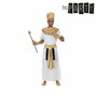 Disfraz de Faraón Egipcio para Hombre Adulto - Conjunto de 6 Piezas Blanco, Talla XS-S