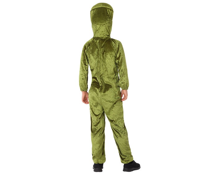 Disfraz Original de Cocodrilo Niño Unisex Infantil - Mono Entero con Gorro - Animales, 7-9 Años, Verde, Polyester - Ideal para Carnaval y Fiestas